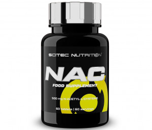 N-ацетил-L-цистеин Scitec Nutrition NAC 500 мг 60 таблеток