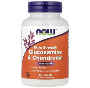 Глюкозамин и хондроитин Now Foods Glucosamine Chondroitin 60 таблеток