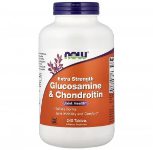 Глюкозамин и хондроитин Now Foods Glucosamine Chondroitin 240 таблеток