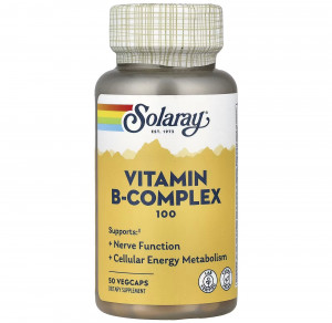 Витамины группы B Solaray B-Complex 100 50 капсул