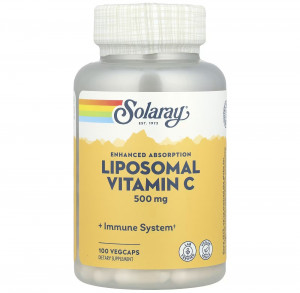 Липосомальный витамин C Solaray Liposomal Vitamin C 500 мг 100 капсул