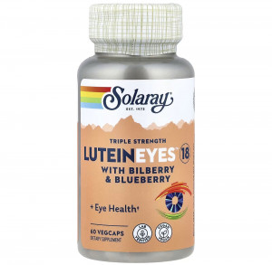 Лютеин комплекс Solaray Lutein Eyes 18 30 капсул
