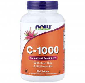 Витамин C Now Foods C-1000 250 таблеток
