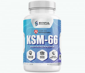 Ашваганда Synful Supplements KSM-66 600 мг 90 капсул