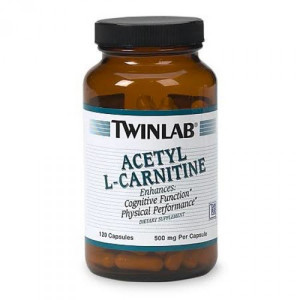 Ацетил L-карнитин Twinlab Acetyl-L-Carnitine 120 капсул