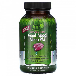 Предсонник-релаксант Irwin Naturals Good Mood Sleep PM 54 капсулы