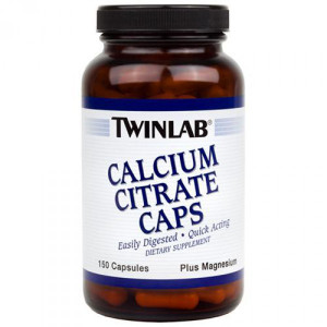 Кальций цитрат Twinlab Calcium Citrate 150 капсул