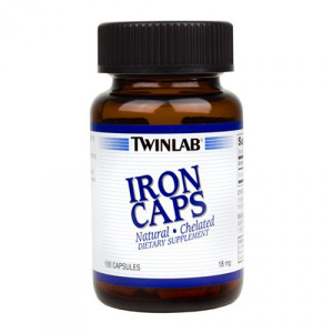 Железо Twinlab iron Caps 100 капсул