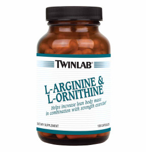 Аргинин + орнитин Twinlab L-Arginine L-Ornithine 100 капсул