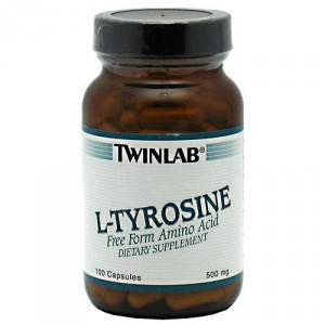 L-тирозин Twinlab L-Tyrosine 500 мг 100 капсул