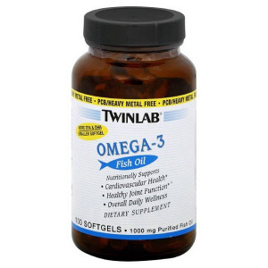 Омега 3 Twinlab Omega-3 Fish Oil 1000 мг 100 капсул
