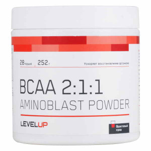 Level Up Aminoblast BCAA 2:1:1 Powder 252 грамма