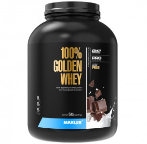Сывороточный протеин (концентрат, изолят, гидролизат) Maxler 100% Golden Whey 2270 грамм