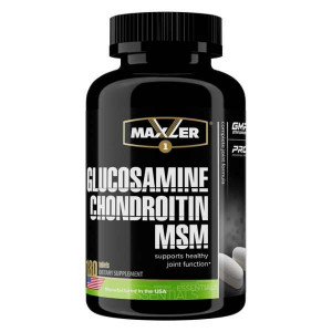 Глюкозамин, хондроитин и МСМ Maxler Glucosamine Chondroitin MSM 180 таблеток