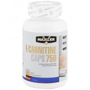 L-карнитин Maxler L-Carnitine Caps 750 100 капсул