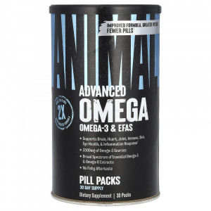 Комплекс жирных кислот омега Universal Nutrition Animal Omega 30 пакетиков