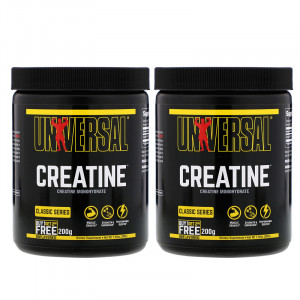 Universal Nutrition Creatine Powder 2 банки x 200 грамм