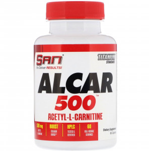 Ацетил L-карнитин SAN ALCAR 500 Acetyl-L-Carnitine 60 капсул