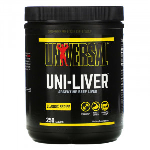 Аминокомплекс из говяжьей печени Universal Nutrition Uni-Liver 250 таблеток