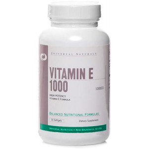 Витамин E Universal Nutrition Vitamin E Formula 50 капсул