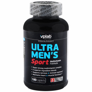 Мультивитамины для мужчин VP Laboratory Ultra Men's Sport Multivitamin Formula 180 таблеток
