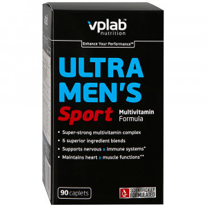 Мультивитамины для мужчин VP Laboratory Ultra Men's Sport Multivitamin Formula 90 таблеток