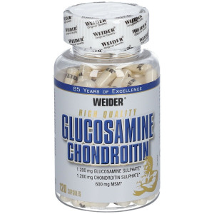Глюкозамин, хондроитин и МСМ Weider Glucosamine Chondroitin plus MSM 120 капсул