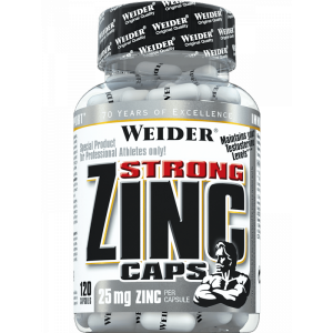 Цинк Weider Strong Zinc Caps 25 мг 120 капсул