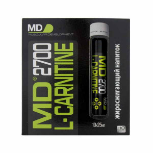 MD L-Carnitine 2700 Жиросжигающий напиток 25 мл 1 ампула