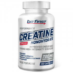 Креатин моногидрат Be First Creatine Monohydrate 120 капсул