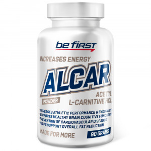 Ацетил L-карнитин Be First Alcar Acetyl L-Carnitine Powder 90 грамм