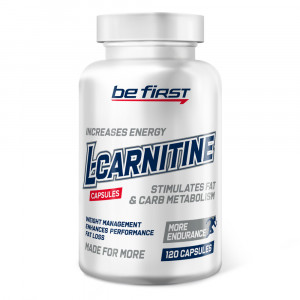 L-карнитин тартрат Be First L-Carnitine Capsules 120 капсул