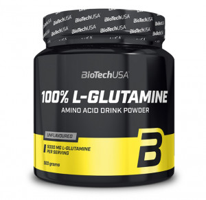 Глютамин BioTech USA 100% L-Glutamine 500 грамм