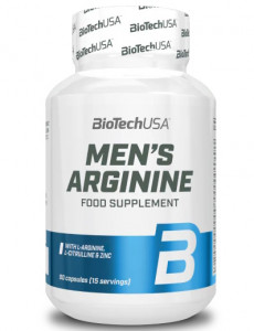 Бустер тестостерона BioTech USA Men's Arginine 90 капсул