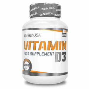 Витамин D3 BioTech USA Vitamin D3 2000 IU 60 таблеток