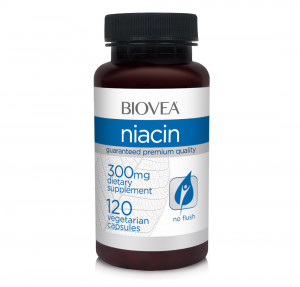 Ниацин BioVea Niacin 300 мг 120 капсул