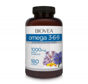Омега 3-6-9 BioVea Omega 3-6-9 1000 мг Softgels 180 капсул