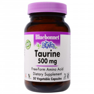 Таурин Bluebonnet Nutrition Taurine 500 мг 50 капсул