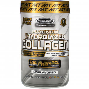 Коллаген MuscleTech Platinum 100% Hydrolyzed Collagen 692 грамма