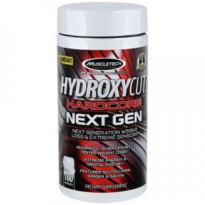 Жиросжигатель MuscleTech Hydroxycut Hardcore Next Gen 100 капсул