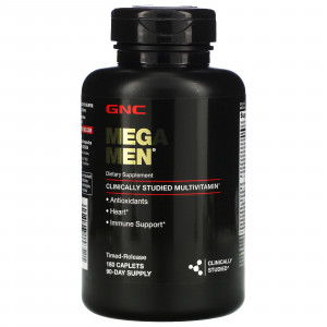 Мультивитамины для мужчин GNC Mega Men Energy Metabolism 180 таблеток