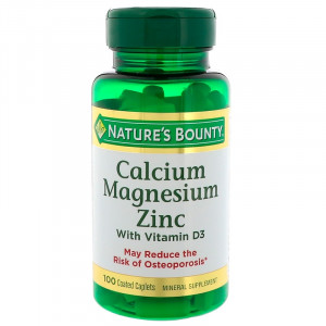 Nature's Bounty Calcium Magnesium Zinc with Vitamin D3 100 таблеток