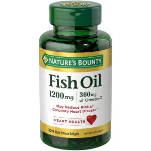Nature's Bounty Fish Oil 1200 мг Softgels 320 капсул