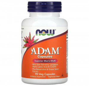 Мультивитамины для мужчин Now Foods Adam Capsules 90 капсул