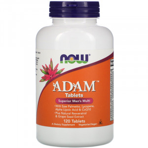 Мультивитамины для мужчин Now Foods Adam Tablets 120 таблеток