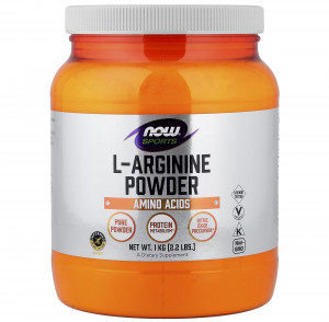 Аргинин Now Foods L-Arginine Powder 1000 грамм