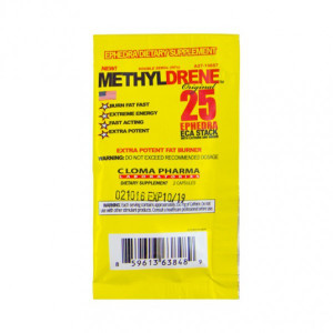 Пробник жиросжигатель Cloma Pharma Methyldrene 25 Ephedra ECA Stack 2 порции