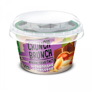 Crunch Brunch Арахисовая паста Шоколадно-кокосовая 200 грамм