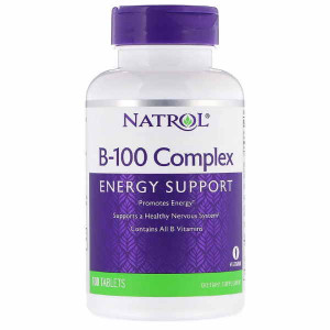 Витамины группы B Natrol B-100 Complex 100 таблеток