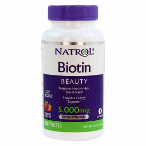 Natrol Biotin 5000 мкг Fast Dissolve 250 таблеток